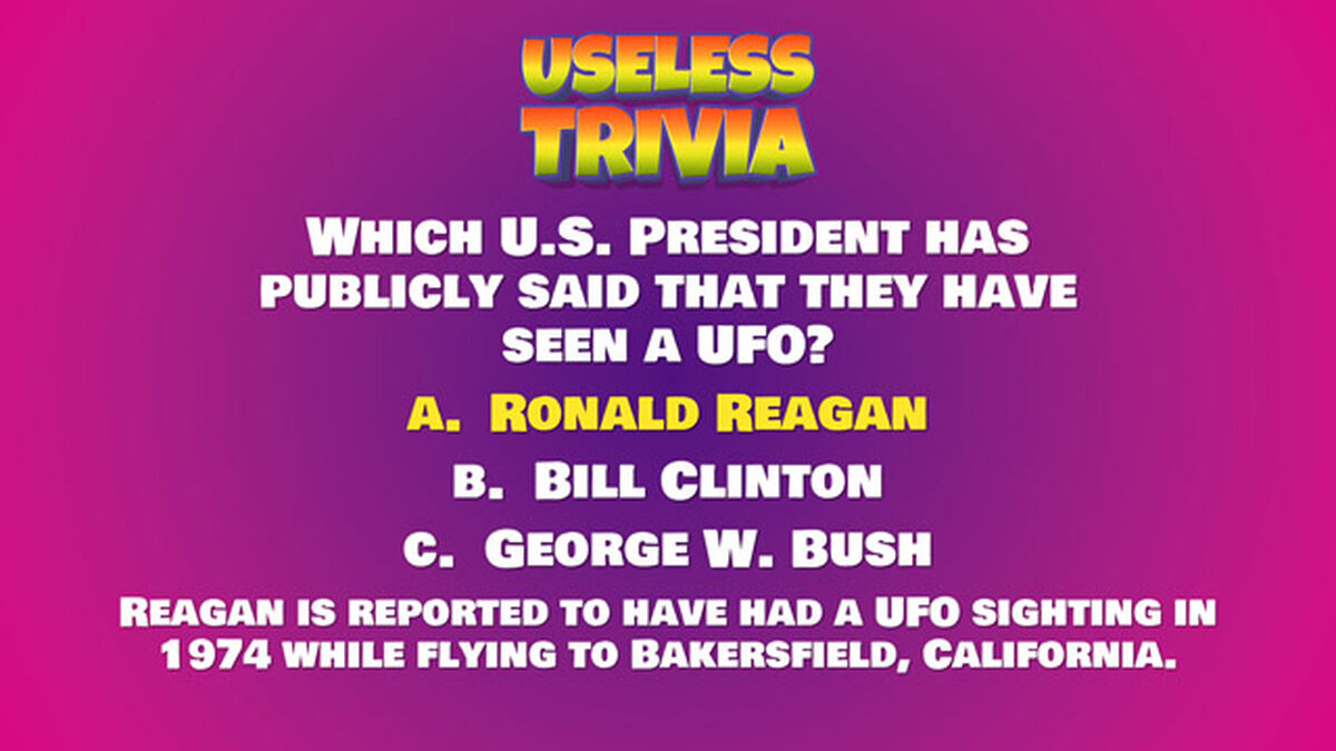 Useless Trivia: Weird Edition image number null